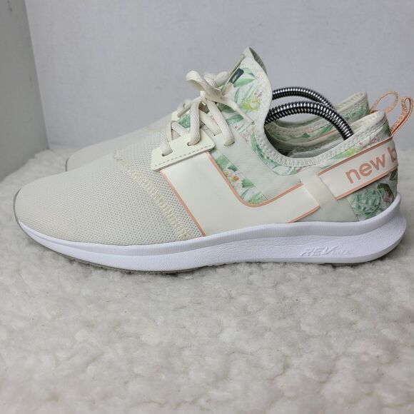 New Balance Nergize Sport v1 White Floral Sneakers Womens Size 12 WNRGSBA1 - Picture 3 of 9